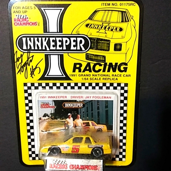 Autographed Jay Fogleman Grand National number #5